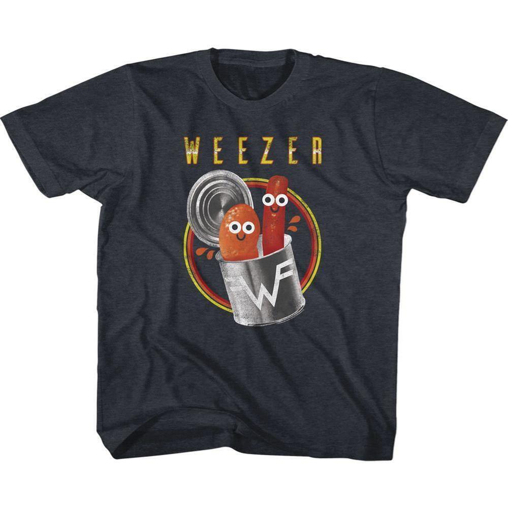 Weezer Pork And Beans Navy T Shirt